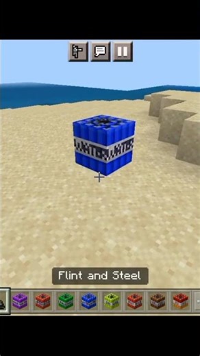 ماين كرافت : جربت مود : المتفجرات الخارقة : شغلت متفجرة Water وصار المكان كله مياه عادية!😤🔥 #Shorts