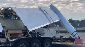 Look what appeared in our parking lot this morning. Come see the assembled Lear here on Saturday! #learjet #lear24 #avgeeks | The Museum of Flight