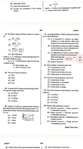 WBPSC- JE (Mechanical) 2017 Question Paper; Practice Set #mechanicalengineering