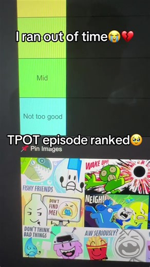 TPOT episodes ranked 🥺#objectshowcommunity #objectshows #osc #tpot #tierlist