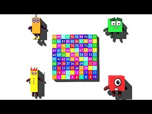Counting 1-100 with Numberblocks and Multiplication