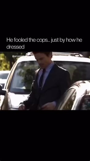 Sarcasmshow on Instagram: "This is from the TV show “White Collar” (2009-2014), not a movie. It’s Neal Caffrey (Matt Bomer) conning cops to access a car. Facts: - Inspired by real con artist Frank Abagnale Jr., who worked with the FBI. - Tiffani Thiessen’s pregnancy led to green-screen scenes in S2. - A reboot, “White Collar Renaissance,” was announced in 2024 to honor Willie Garson."