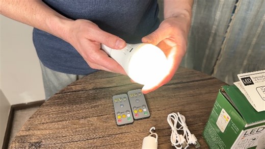 Watch My thoughts on these LED Rechargeable Light Bulbs on Amazon Live
