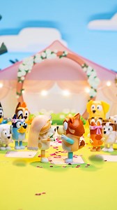It's wedding time! Tie the knot with these wedding figurines, featuring our favourite flower girls, bride and groom! ➡️ https://www.bluey.tv/products/bluey-wedding-time-figurines-2/ #Bluey | Bluey