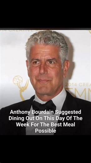 Anthony Bourdain was known for dispensing sharp, practical wisdom about the restaurant world he cherished. Here’s what he had to say about the best time to go out to eat. | Ron Duprat