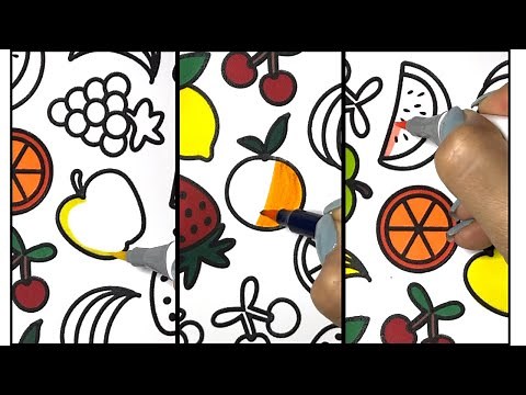 Satisfying ASMR Coloring Sound with Art Markers | Relaxing Coloring