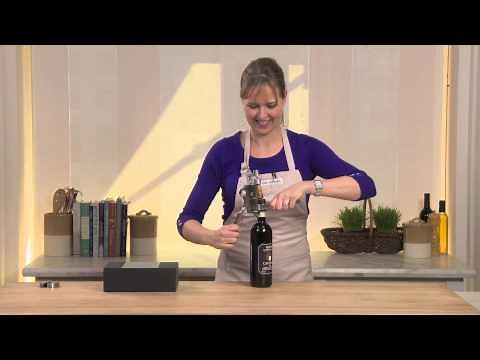 How to Open Wine with the Le Creuset Geo Leverpull Wine Opener | Williams-Sonoma
