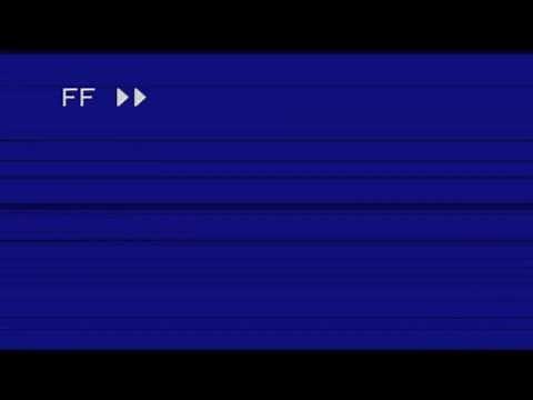 Vintage 80's VCR Blue Screen Animation