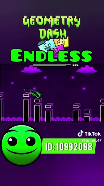 Endless Geometry Dash Map Pack Force Pack ID: 10992098 #geometrydash #endless #gd #fyp