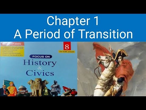 ICSE class 8 history chapter 1 Period of Transition