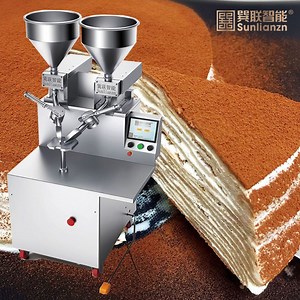 [Hot Item] Fully Automatic Birthday Cake Cream Spreading Machine / Cake Cream Spreading Machine / Cake Icing Decorating