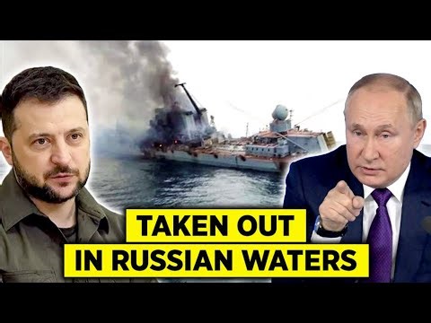 UKRAINE DESTROY RUSSIA MISSILE BOAT