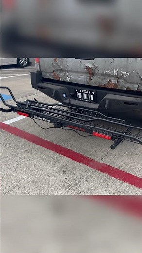 MOTOTOTE Sport Motorcycle Carrier on 2020 Toyota Tacoma