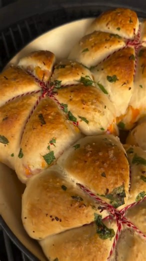 Pumpkin Pizza Cheese Bombs🍕 Add these as your Thanksgiving appetizers! Recipe⬇️ Ingredients: 1kg pizza flour. 1 tsp fine sea salt 1 tbsp golden caster sugar 4 tbsp extra virgin olive oil 650ml (2 3/4 c) warm water 14g dried yeast Instructions: -In a jug, mix warm water, yeast & sugar. Leave 5- 10 mins until frothy. -In a large bowl, combine flour & salt. -Add yeast mix olive oil. Stir into a rough dough. -Knead 8-10 mins until smooth & elastic. -Place in an oiled bowl, cover & prove 1-2 hrs (or