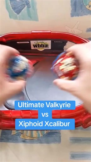 Ultimate Valkyrie vs Xiphoid Xcalibur Beyblade Battle