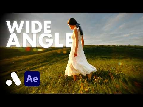 Wide Angle Lens Effect in After Effects (Cinematic)