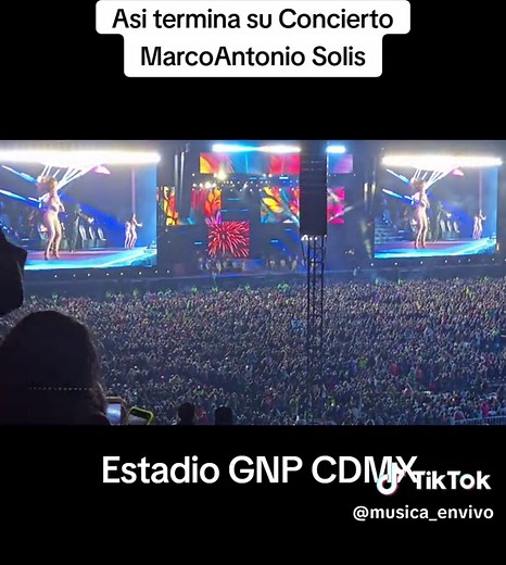 Concierto de Marco Antonio Solís en Estadio GNP 2025