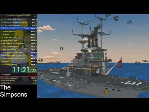 The Simpsons Game (X360/PS3) - NG+ speedrun in 46:56