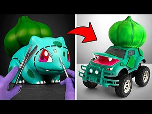 Transforming Pokémons Into Racing Cars || Mechanical Pokémons DIY