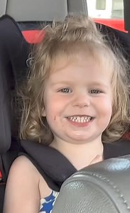 29K views · 170 reactions | When you’ve had enough of the boring car ride and decide to start entertaining other passengers. This Wenatchee toddler passed the time with some long-winded laughter and peculiar facial expressions. Video: Kat Bonny | Source ONE News | Facebook