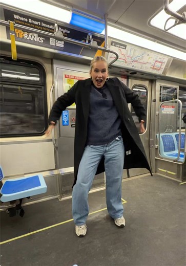 I embarrassed my friends on the train for this | subway