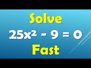 Difference of Squares Made Super Easy!
