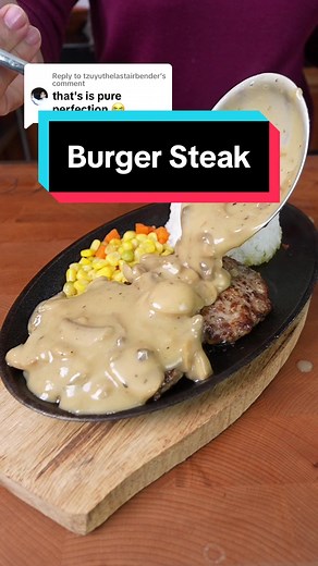 Burger Steak with Mushroom Gravy Recipe | Delicious Homemade Filipino Dish
