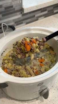 Fall crockpot soup #crockpot #soup