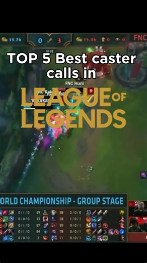 Best caster calls il league of legends #lol #leagueoflegends #cast