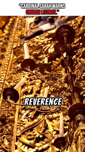 Cardinal Robert Sarah issues a powerful warning to the faithful — a new battlefield is rising within the Church: the struggle over sacred liturgy. He reminds us that the Mass is not about us, but about God — a divine mystery that connects heaven and earth. As debates grow over tradition and modernity, Cardinal Sarah calls every believer to defend reverence, silence, and truth in worship. Have we lost our sense of the sacred? Or can we still restore the beauty and holiness of the liturgy? 🙏 💬 S