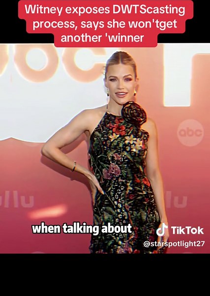 Witney Carson is ready to be an early elimination next season after winning with Robert this season #dancingwiththestars #dwts #realitytv #witneycarson #robertirwin