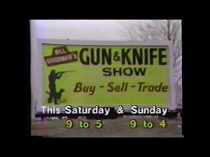 1989 Bill Goodman's Gun & Knife Show "Buys Sell Trade" Detroit Local TV Commercial