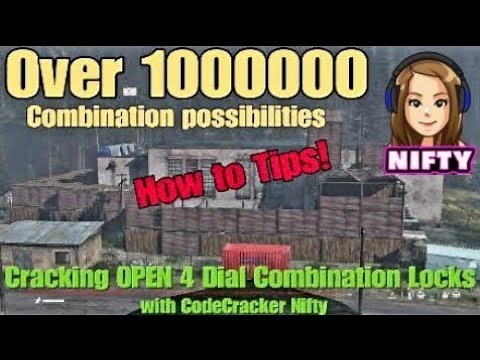 I OPENED 100 X 4 Dial Combination Locks Dayz! How to open 4 dial locks