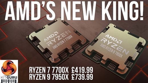 Ryzen 9 7950X & Ryzen 7 7700X - the new king