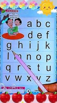 Learning to Recognize Lowercase Letters for Preschool, Kindergarten, and Elementary Students #lea...