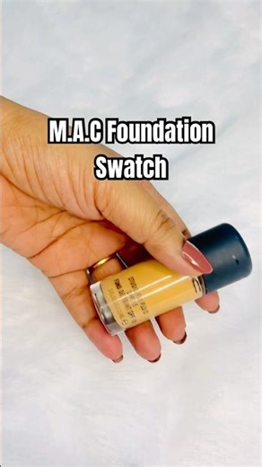 #shortsfeed #mac #foundation #swatches #nc25 #nc30 #makeup #haul #nykaa #myntra #fashion #bridal