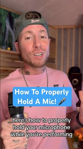 How to properly hold a microphone! #Mic #Microphone #Singing