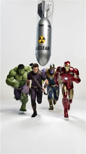 ¿What if Marvel characters were hit by a nuclear bomb? | Experiment 03 #marvel #superheroes