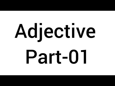 ADJECTIVE