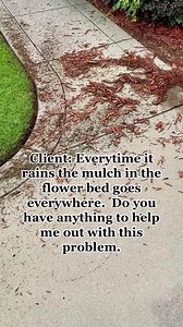 Will using mulch glue solve this client problem. Stay turned for Follow me more . #usa #reels #trending #cleaning #drain #spring #shorts #viralvideo #viralpost #working #nature #gardening #satisfying #asmr #asmrsounds #craft #tools #foryou #work #workout #workfromhome #lawn #grass #lawncare #lawnmower #garden #gardening #overgrown #overgrownyard #cleaning | Our Old Houses & Barns