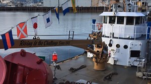 Fleet returns to the Portland seawall with bridge lifts and ship tours