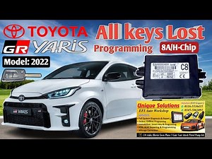 Toyota Yaris 2022 All Keys Lost Programming