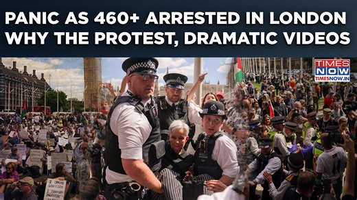 Police in London arrested over 466 people who were protesting the United Kingdom’s decision to ban the Palestine Action Group. The arrests came after hundreds of people gathered at Parliament Square in London, holding placards, “I support Palestine Action'', Protesters, wearing black & white Palestinian scarves and waving Palestinian flags, gathered in Parliament Square by the Houses of Parliament. The Police in a statement said that 466 protesters had been arrested at Parliament Square 'for sho