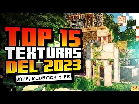 TOP 15 TEXTURE PACKS para MINECRAFT 1.19 - 1.21 (JAVA, BEDROCK y PE)😱PAQUETE DE TEXTURAS 1.21