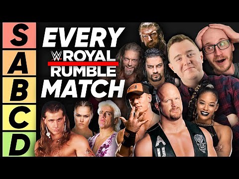 TIER LIST: Every WWE Royal Rumble Match