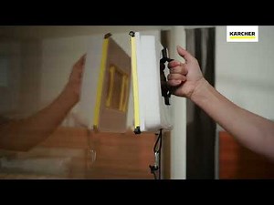 Große & rahmenlose Fenster streifenfrei reinigen: Der neue Kärcher Fensterputzroboter RCW 4