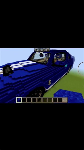 MINECRAFT ME BANAYA MUSTANG GT CAR 🚗 #minecraft #shorts #viral #trending
