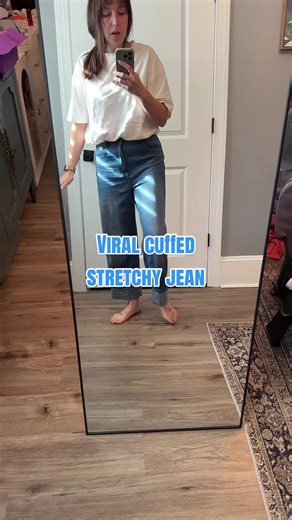 The Ultimate Spring Cuffed Jeans for Curvy Fashion