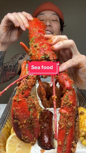 Seafood Boil Mukbang: Nose Eating ASMR Show