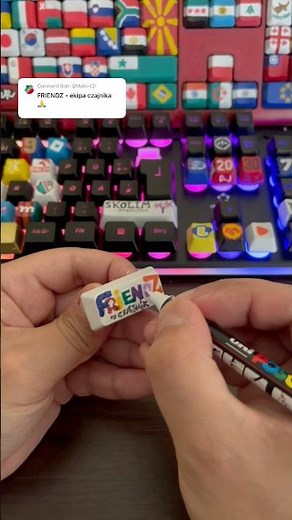 Rysowanie logo Friendz Czajnik na klawiaturze #czajnik #friendz #ekipa #czvjnik #rysowanie